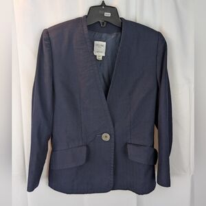 Celine Vintage Navy Women's Blazer Size 6(38) In VGUC